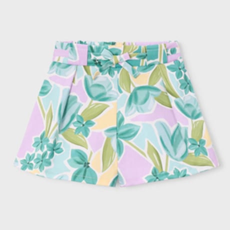 〈mayoral〉Botanical print shorts (blue) ※KIDS