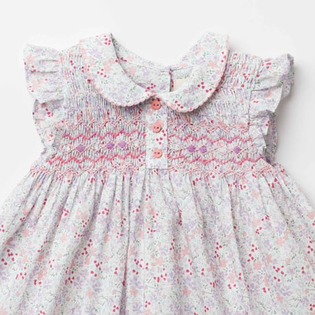 〈Albetta〉Collared Dress (Pink）※BABY&KIDS
