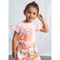 〈mayoral〉Flower motif T-shirt (pink) ※KIDS