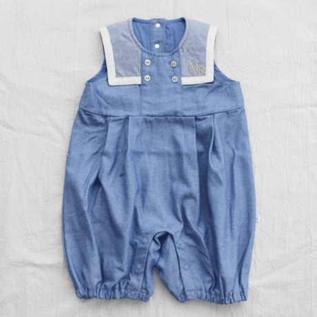 〈MAAROOK〉Nep denim baby romper ※BABY