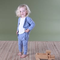 〈Dimples〉Merino Pants（Blue）