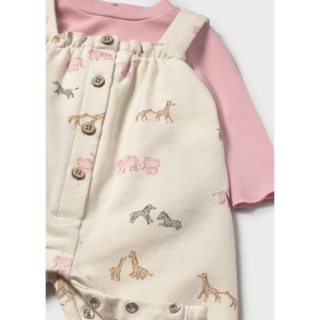 〈mayoral〉 Pullovers and overalls 2P set (pink)※BABY