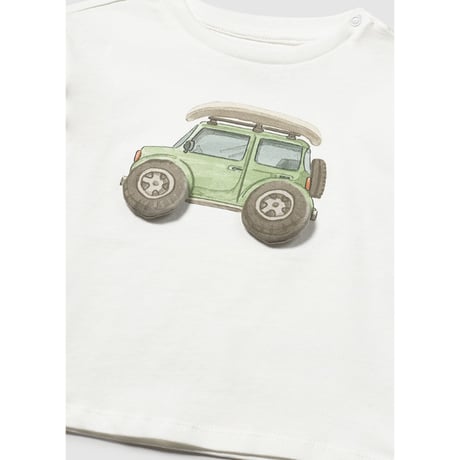 〈mayoral〉3D Car Print T-shirt ※BABY
