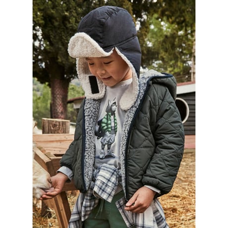 〈mayoral〉reversible jacket（khaki) ※KIDS