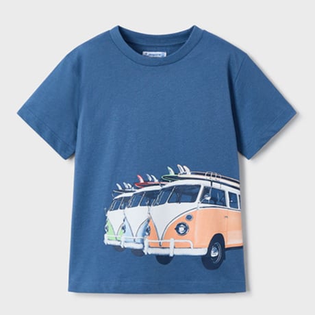 〈mayoral〉Bus T-shirt (blue) ※KIDS