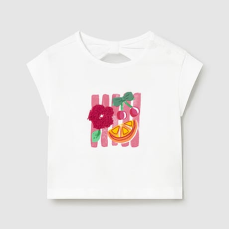 〈mayoral〉T-shirt and two leggings set (hotpink) ※BABY