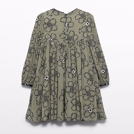 〈Abel&Lula〉printed dress (khaki) ※KIDS&JUNIOR