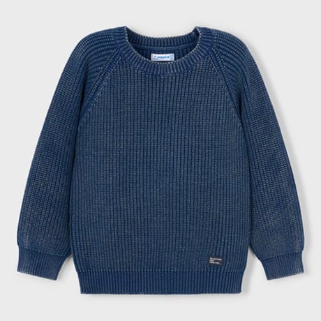 〈mayoral〉ribbed sweater (blue) ※KIDS