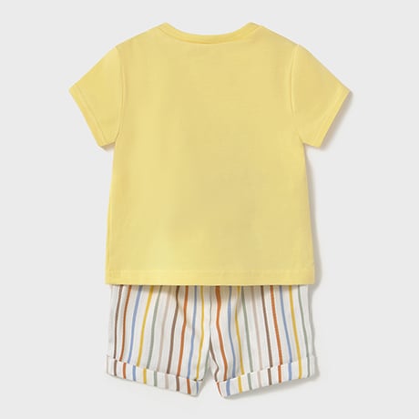 〈mayoral〉T-shirt and pants 2PSet (yellow) ※BABY