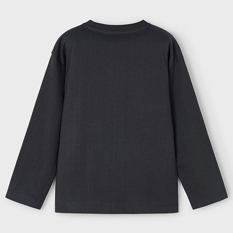 〈mayoral〉 Headphone Print Long Sleeve T-Shirt (dark gray) ※KIDS