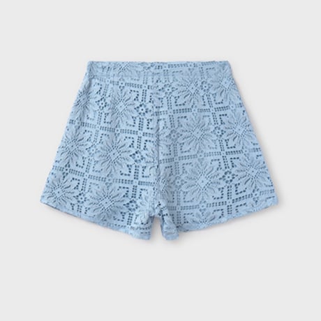 〈mayoral〉lace shorts (light blue) ※JUNIOR