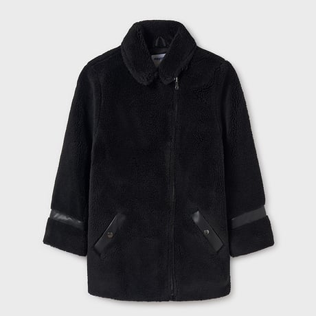 〈mayoral〉Boa Jacket(Black) ※JUNIOR