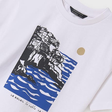 〈mayoral〉 Resort T-shirt(White) ※JUNIOR