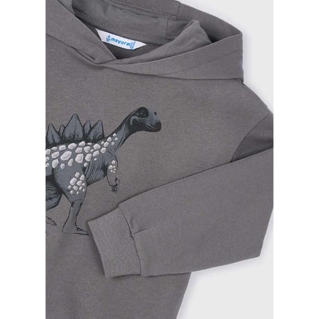 〈mayoral〉dinosaur print hoodie (gray) ※KIDS