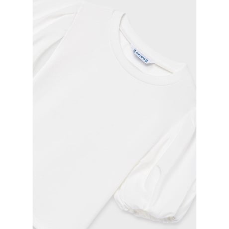〈mayoral〉Balloon sleeve T-shirt (white)※JUNIOR