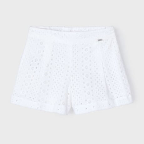 〈mayoral〉lace shorts (white) ※KIDS