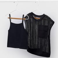 〈mayoral〉mesh tops set (black) ※JUNIOR