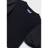 〈mayoral〉Balloon sleeve T-shirt (black)※JUNIOR