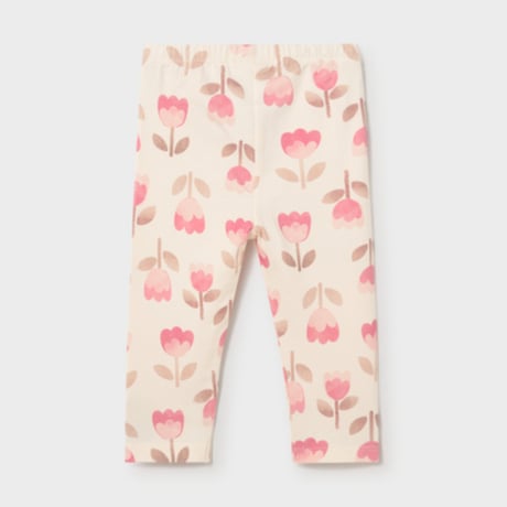 〈mayoral〉Flower pattern leggings (pink) ※BABY