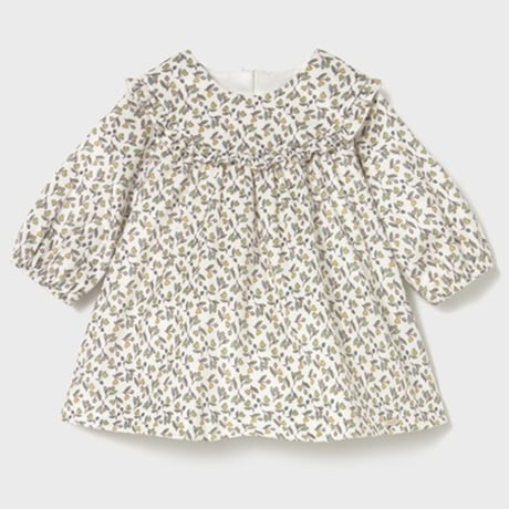 〈mayoral〉 Small floral print baby dress (yellow) ※BABY