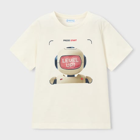 〈mayoral〉Lenticular print T-shirt (white) ※KIDS