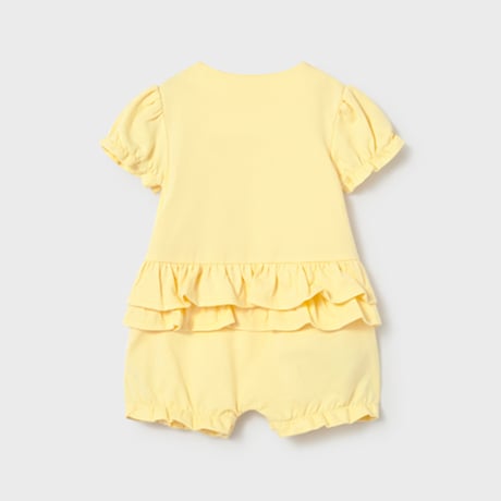 〈mayoral〉rompers 2P Set (yellow) ※BABY