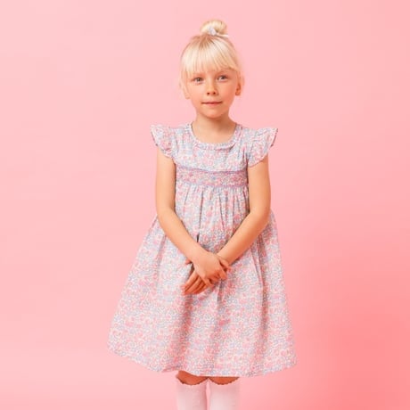 〈Albetta〉Floral Dress (Pink）※BABY&KIDS