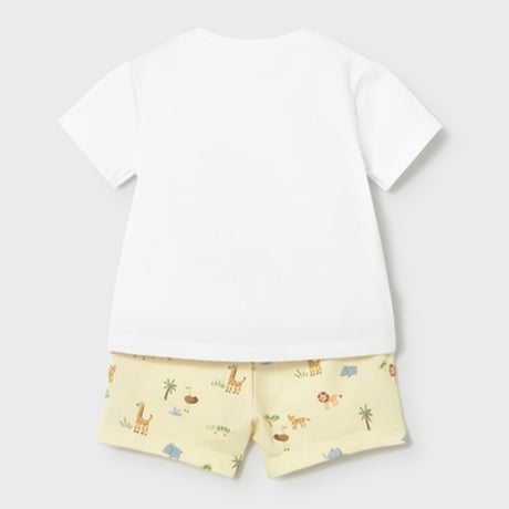 〈mayoral〉T-shirt and pants 4-piece set  (yellow) ※BABY