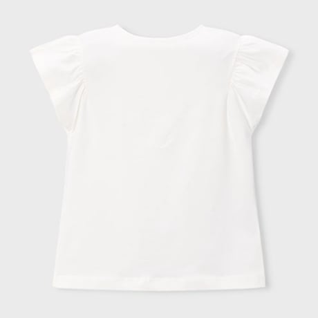 〈mayoral〉Flower motif T-shirt (white) ※KIDS