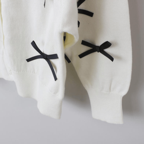 〈MAAROOK〉ribbon knit cardigan ※BABY/KIDS