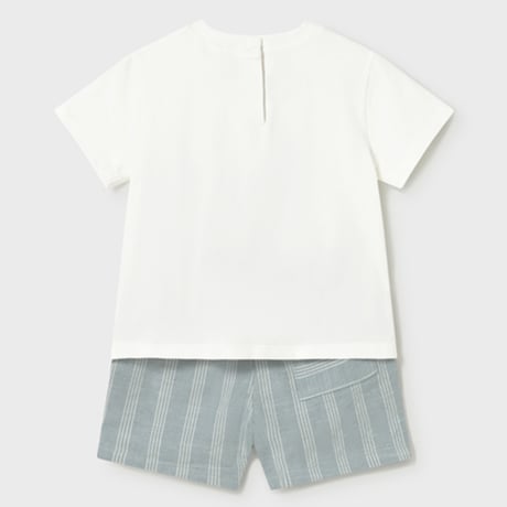 〈mayoral〉Scooter T-shirt and shorts 2PSet (green) ※BABY