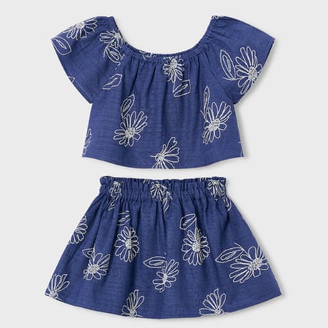 〈mayoral〉Blouse and skirt set ※KIDS