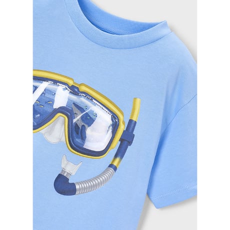 〈mayoral〉Snorkel mask print T-shirt (blue) ※KIDS