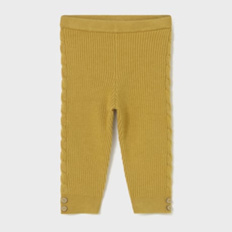 〈mayoral〉knit leggings (mustard) ※BABY