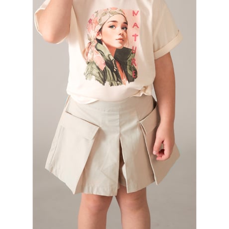 〈mayoral〉Cargo culottes (beige) ※KIDS