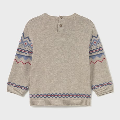 〈mayoral〉patterned knit (blue) ※BABY