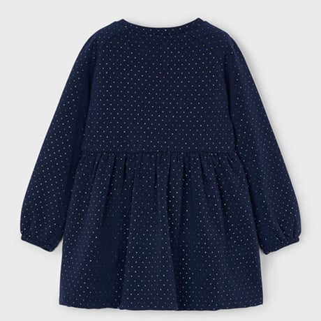 〈mayoral〉One-piece dress with pochette (navy) ※KIDS