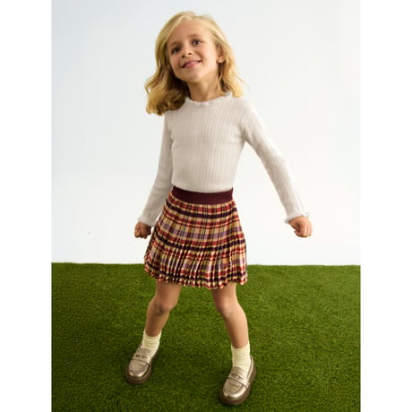 〈Abel&Lula〉Mohair rib knit (white) ※KIDS&JUNIOR