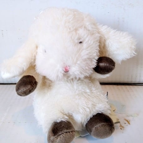 〈Bunnies By The Bay〉"Little friends" stuffed toy (White/Sheep, Yellow/Duck, Pink/Blue/Rabbit)