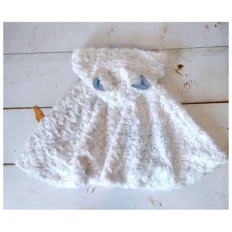 〈Bunnies By The Bay〉poncho (Blue)
