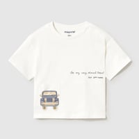 〈mayoral〉Switching T-shirt(white) ※BABY