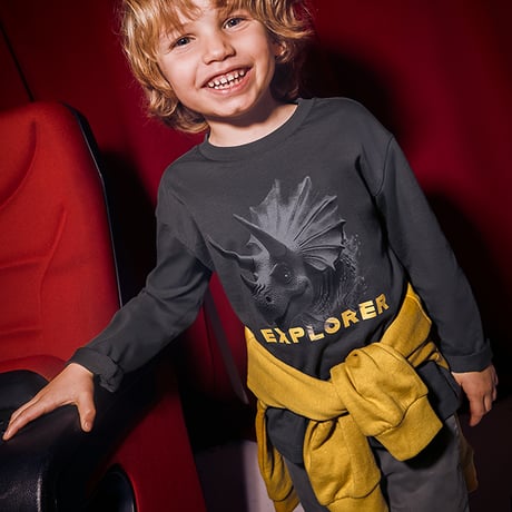 〈mayoral〉Explorer logo top (dark gray) ※KIDS