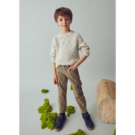 〈mayoral〉cargo pants (beige) ※KIDS