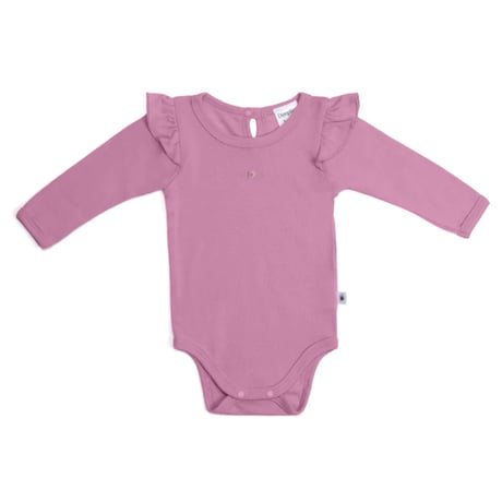 〈Dimples〉Merino Frill Bodysuit（Orchid）