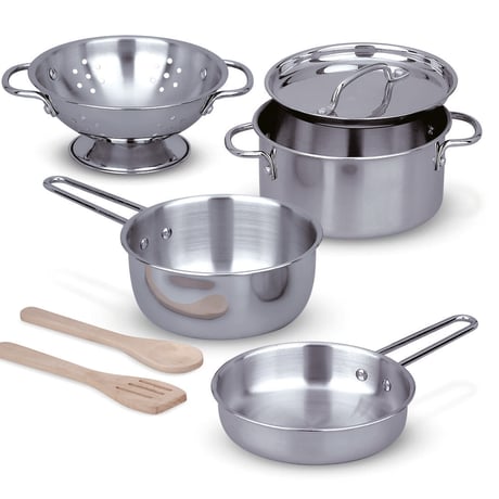 〈Melissa&Doug〉stainless pot & bread