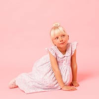 〈Albetta〉Collared Dress (Pink）※BABY&KIDS