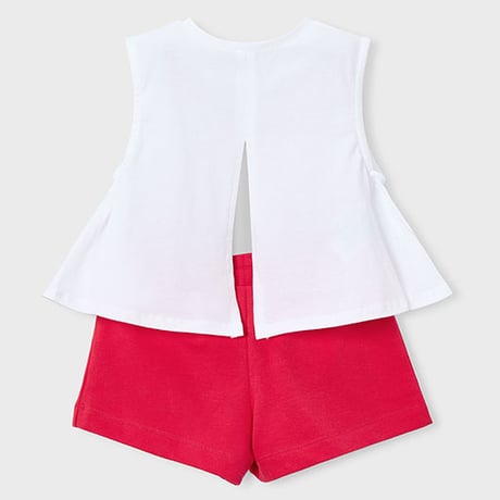 〈mayoral〉Tank top and shorts 2-piece set  (pink)