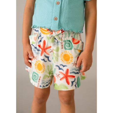 〈mayoral〉Palm tree print shorts (multi color) ※KIDS