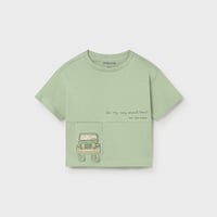〈mayoral〉Switching T-shirt(green) ※BABY