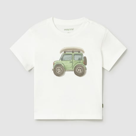 〈mayoral〉3D Car Print T-shirt ※BABY